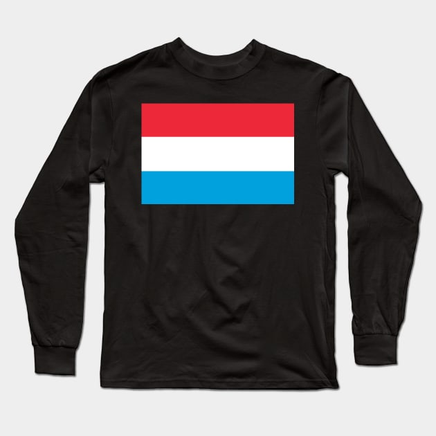 Luxembourg Long Sleeve T-Shirt by Wickedcartoons